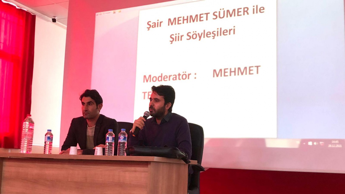 Şair Mehmet Sümer ile Şiir Söyleşileri Gerçekleştirildi