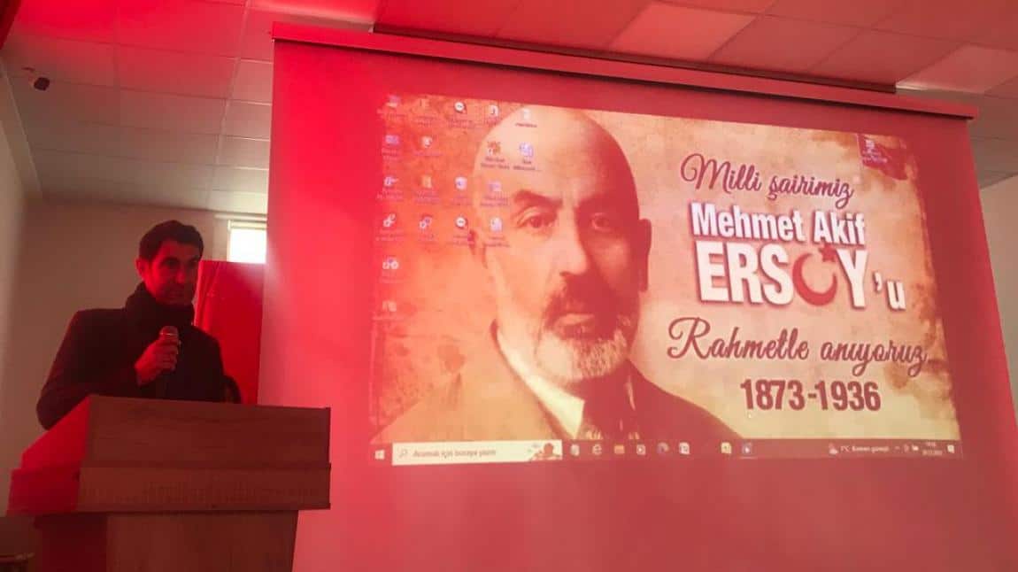 Okulumuzda Mehmet Akif Ersoy'u Anma Programı Düzenlendi 